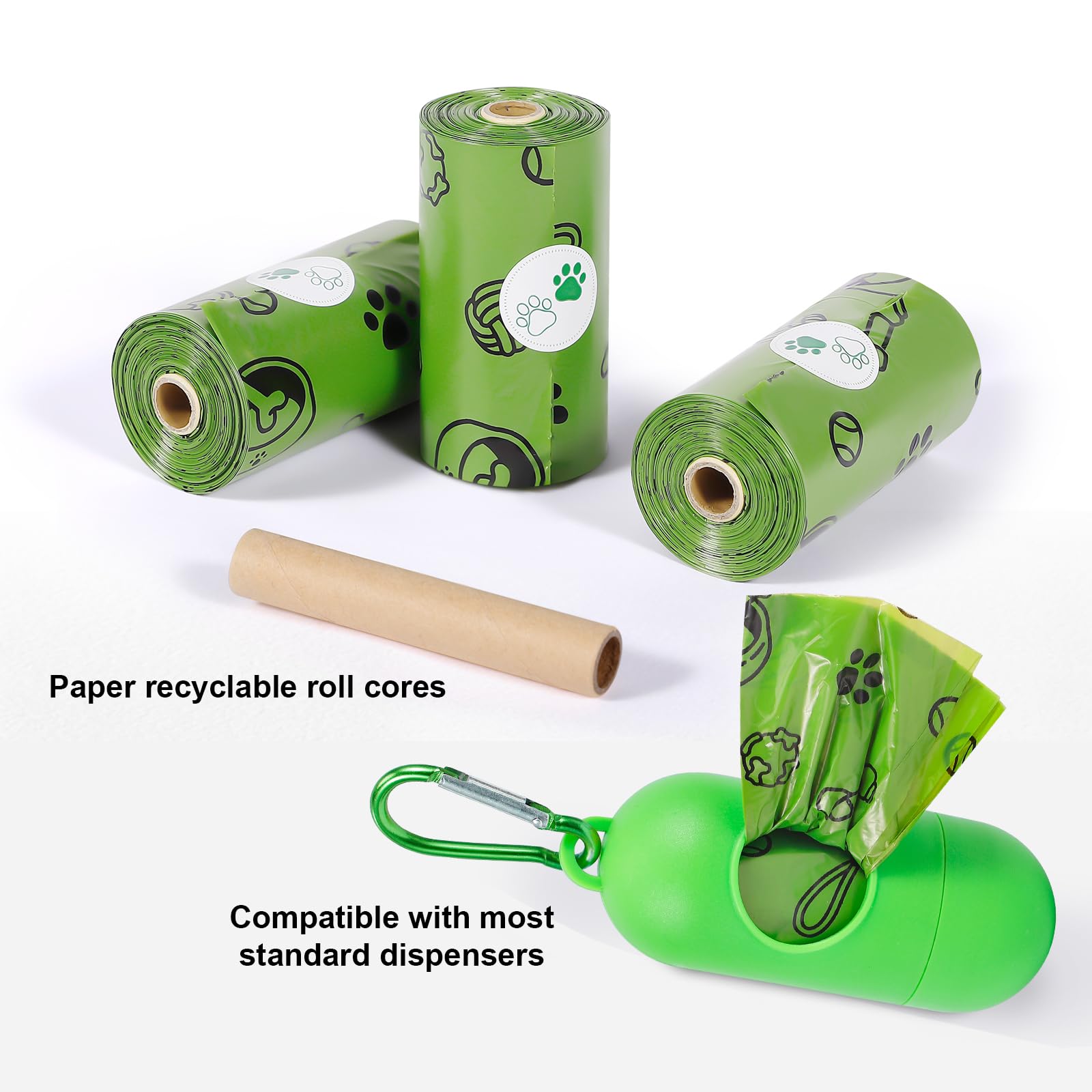 TVOOD waste bags designed for outdoor walks and parks