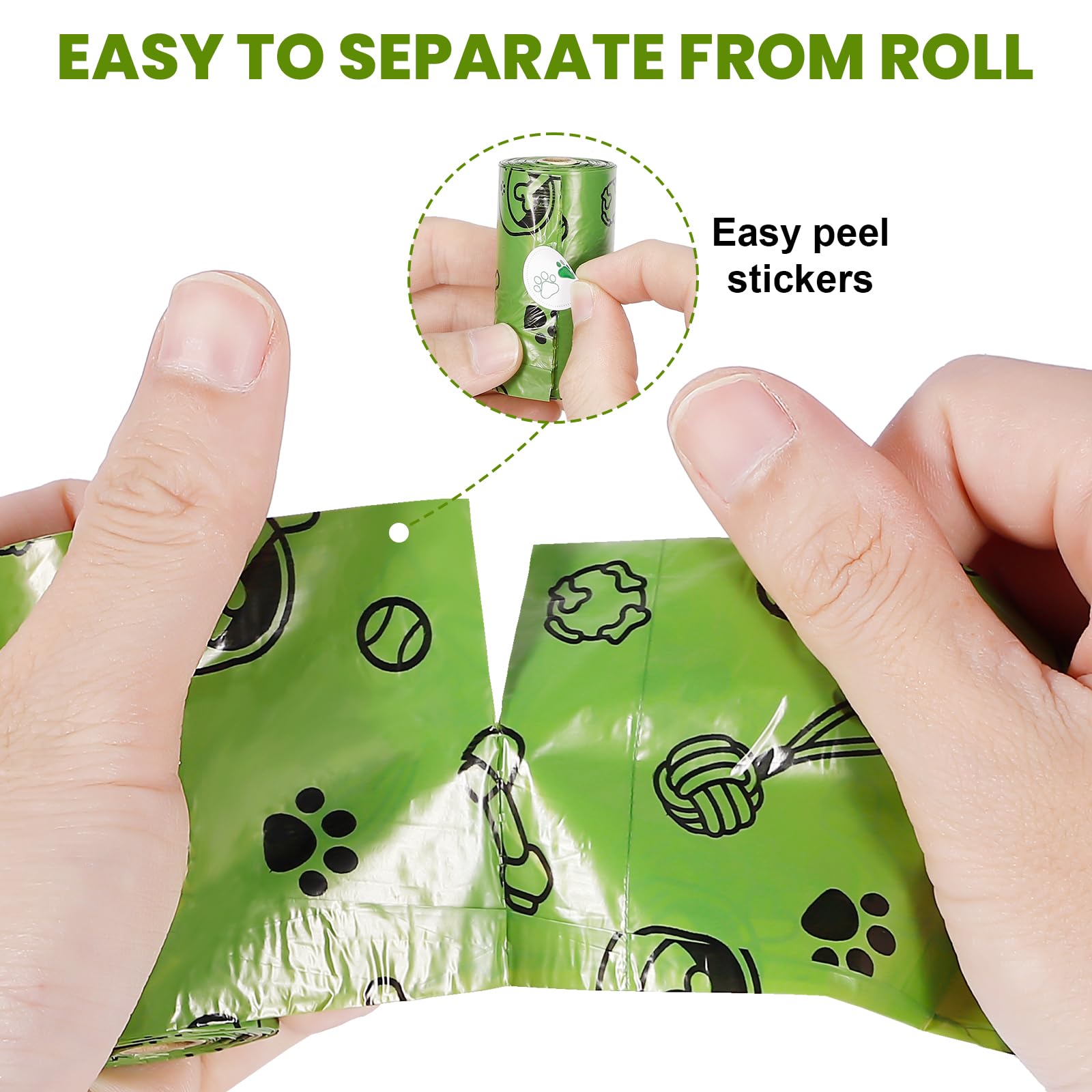 TVOOD easy-dispense perforated bags speed outdoor cleanup