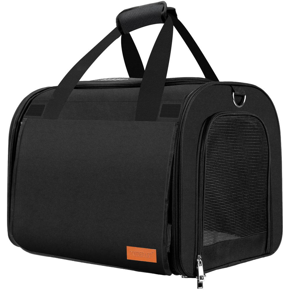 TWDEPART cat carrier backpack breathable mesh panels promote airflow on journeys.