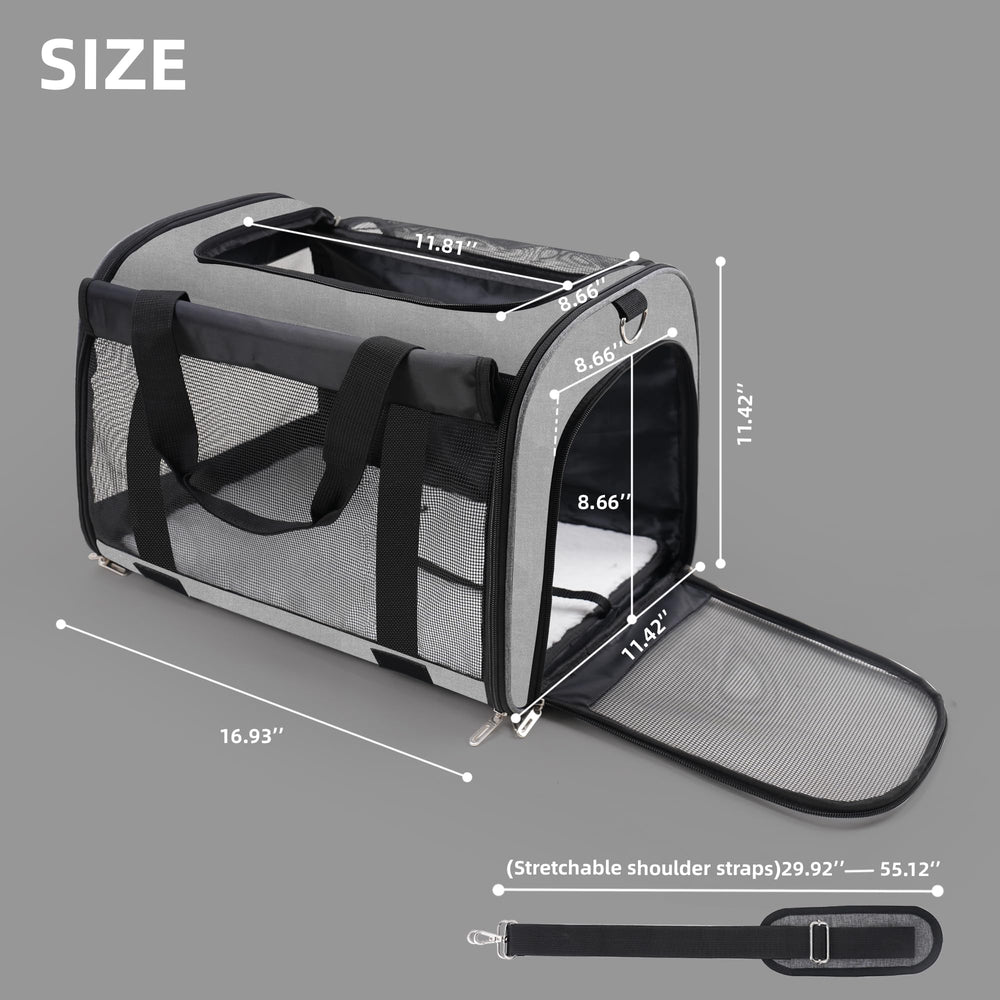 TWDEPART grey design blends with bags and vehicles