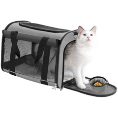 TWDEPART cat carrier backpack with roll-up shade for calmer travel