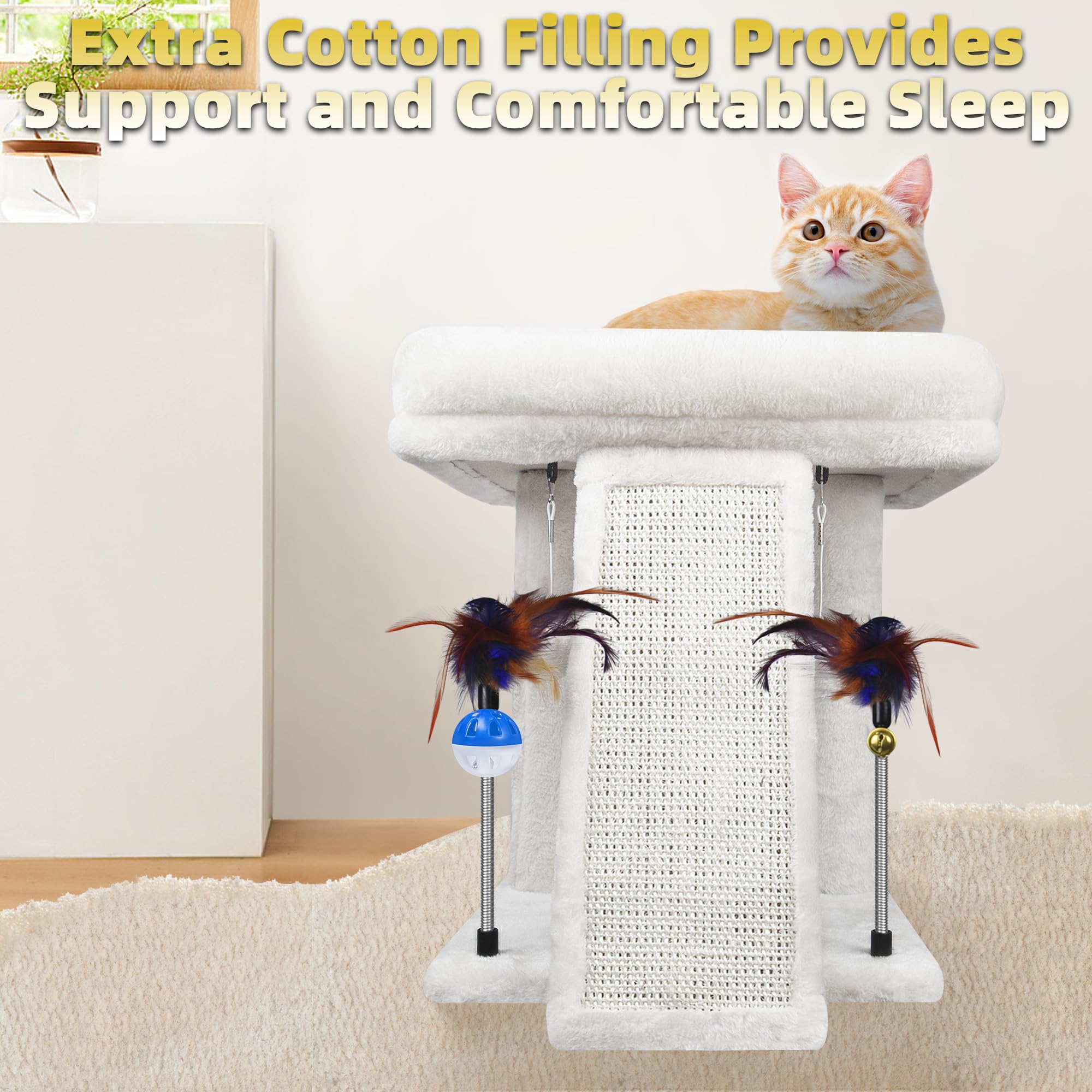 TWDEPART multi-use activity center ideal for indoor cats