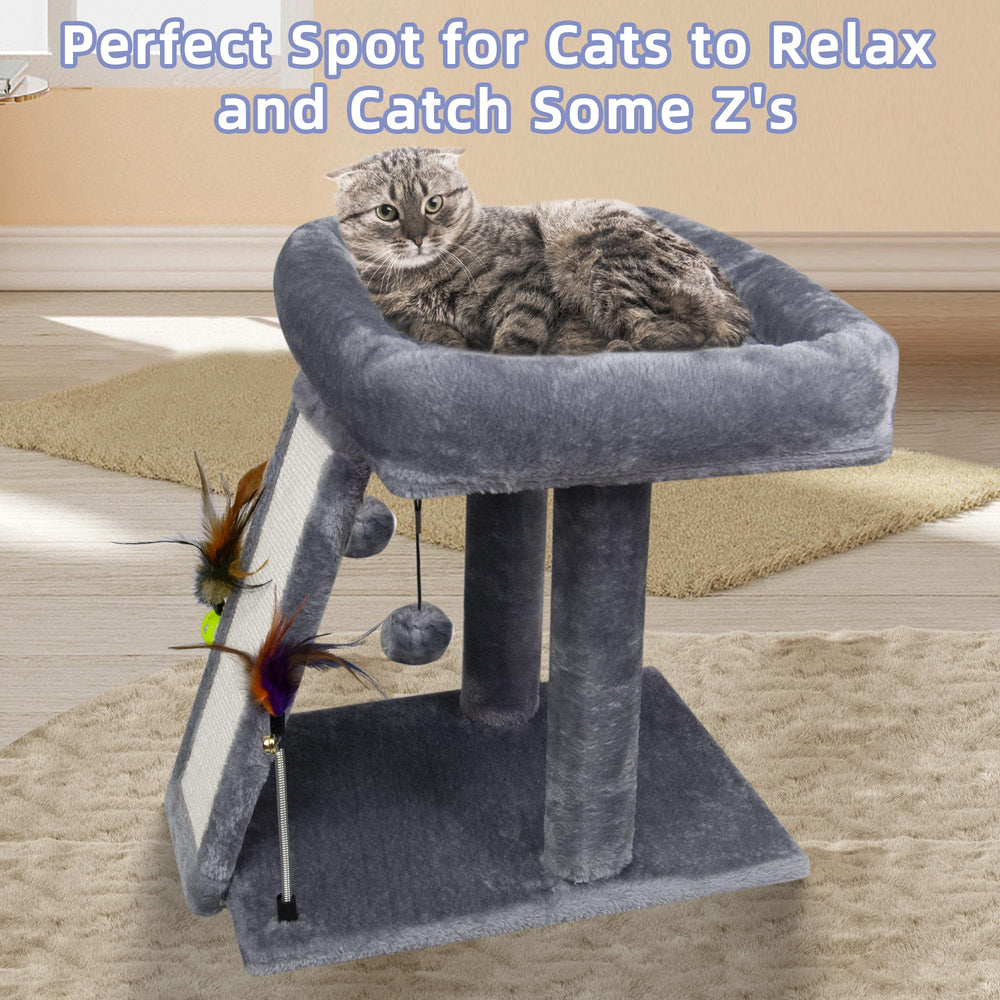 TWDEPART lightweight cat tree is easy to move around your home.