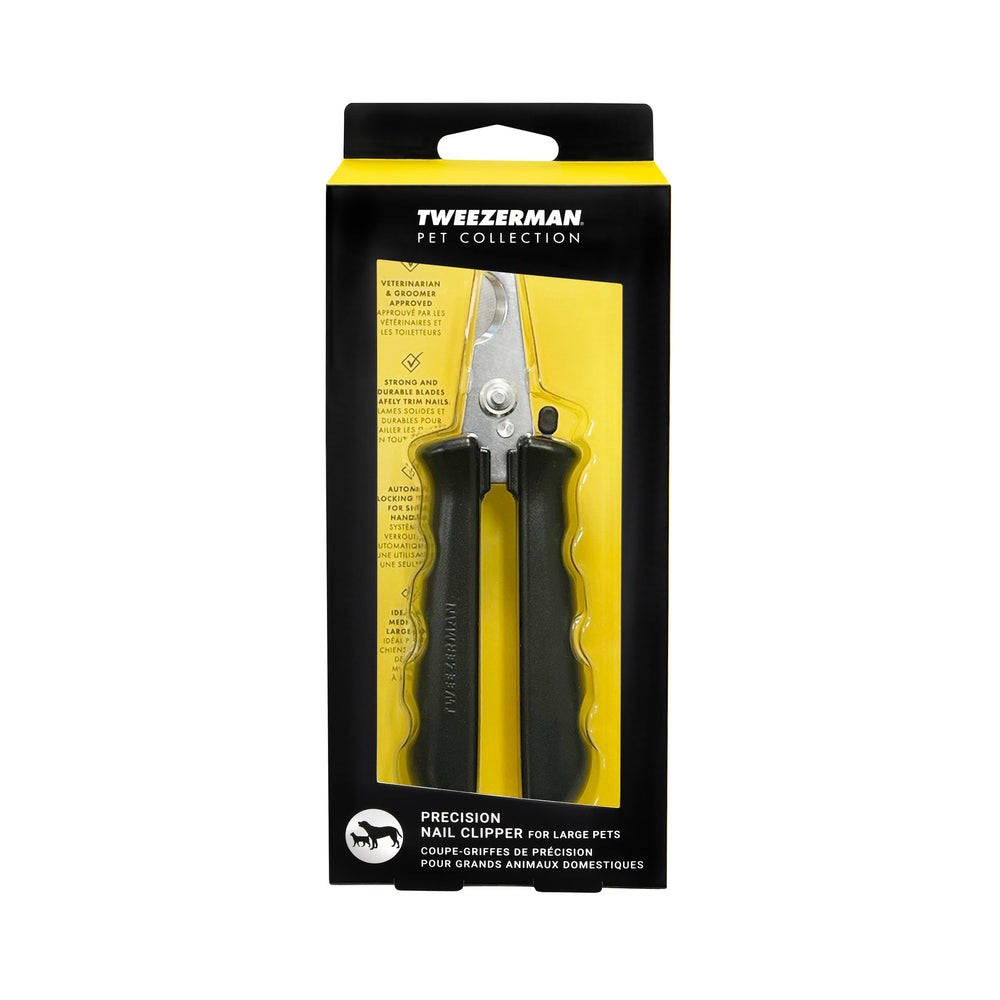 Tweezerman grip-on-hand image demonstrates ergonomic, non-slip handles.