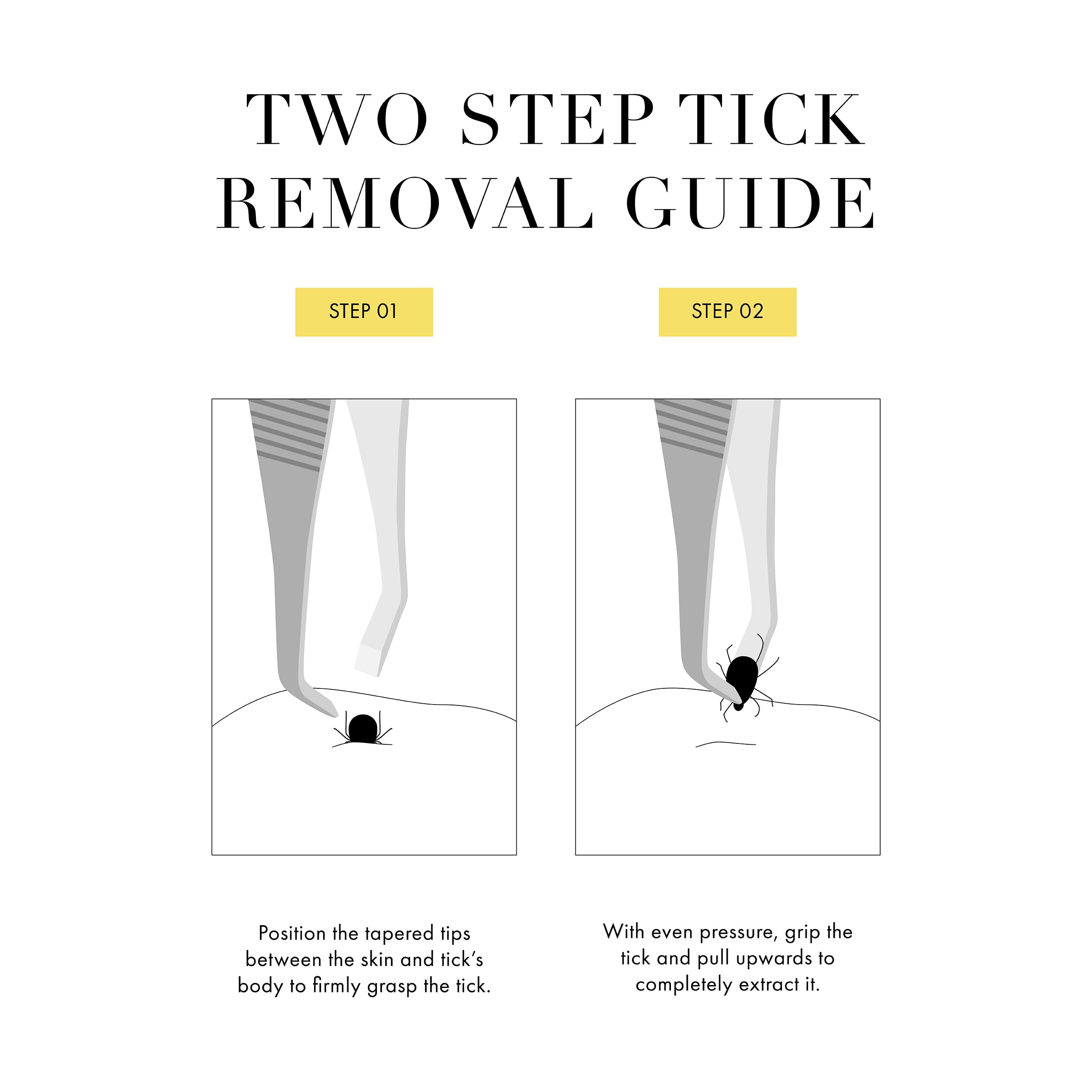 Tweezerman removal tool is easy to clean after use