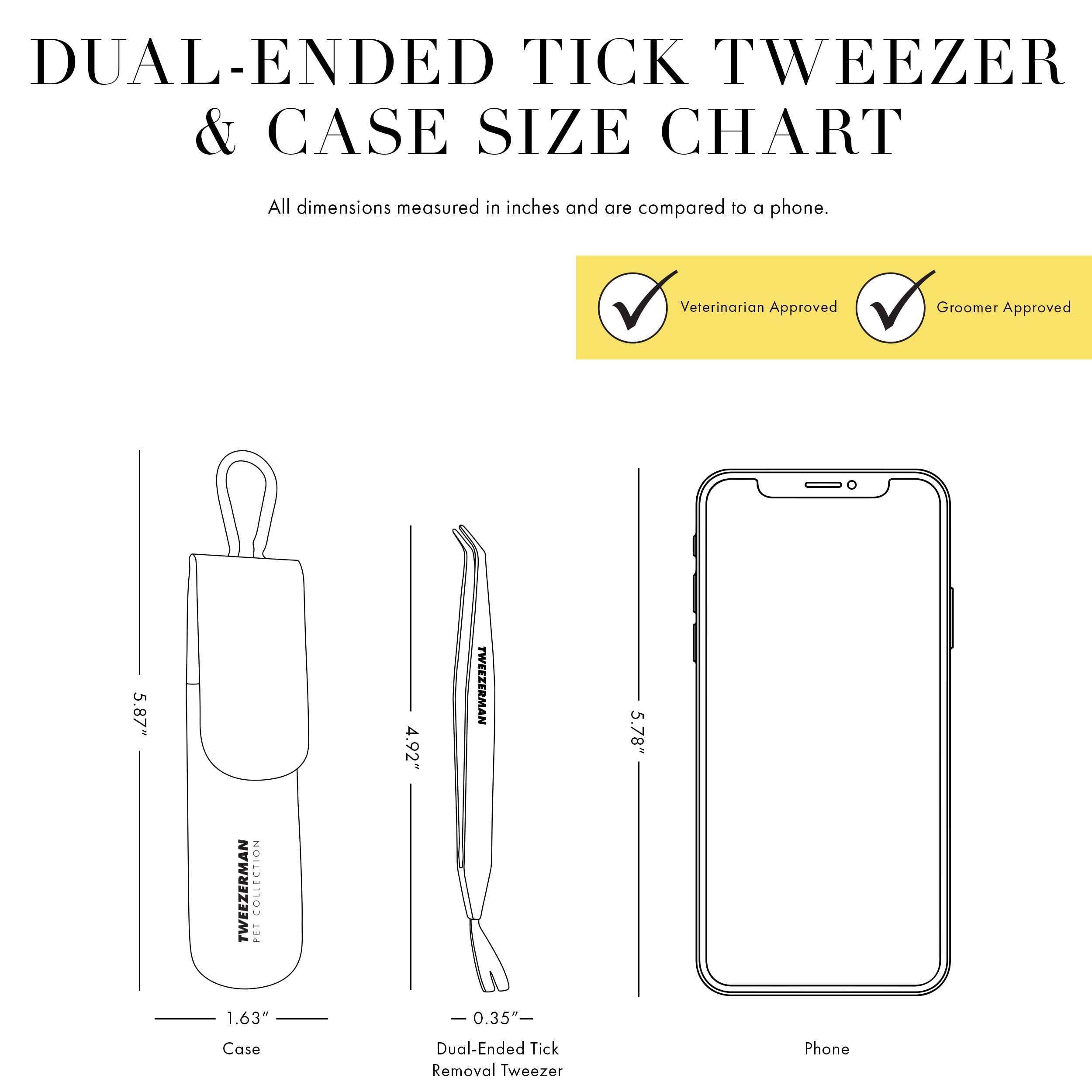 Tweezerman ergonomic handle design for stable grip