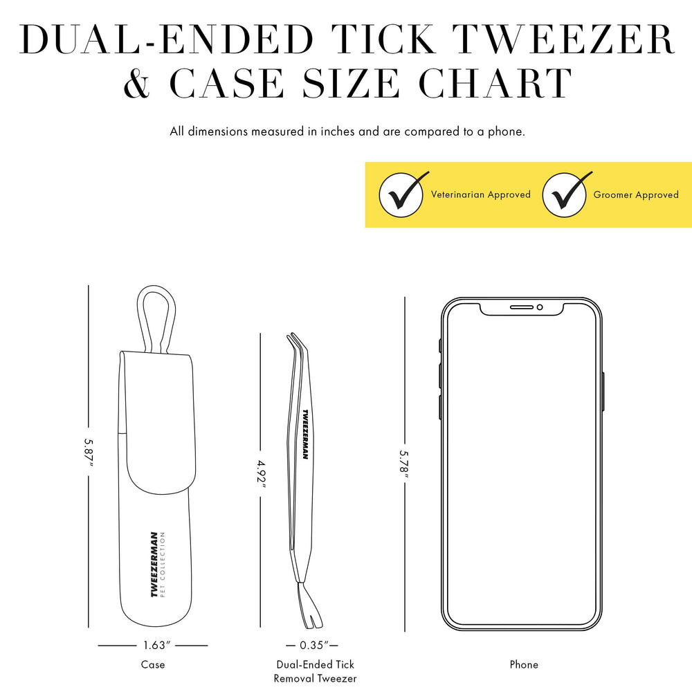 Tweezerman ergonomic handle design for stable grip