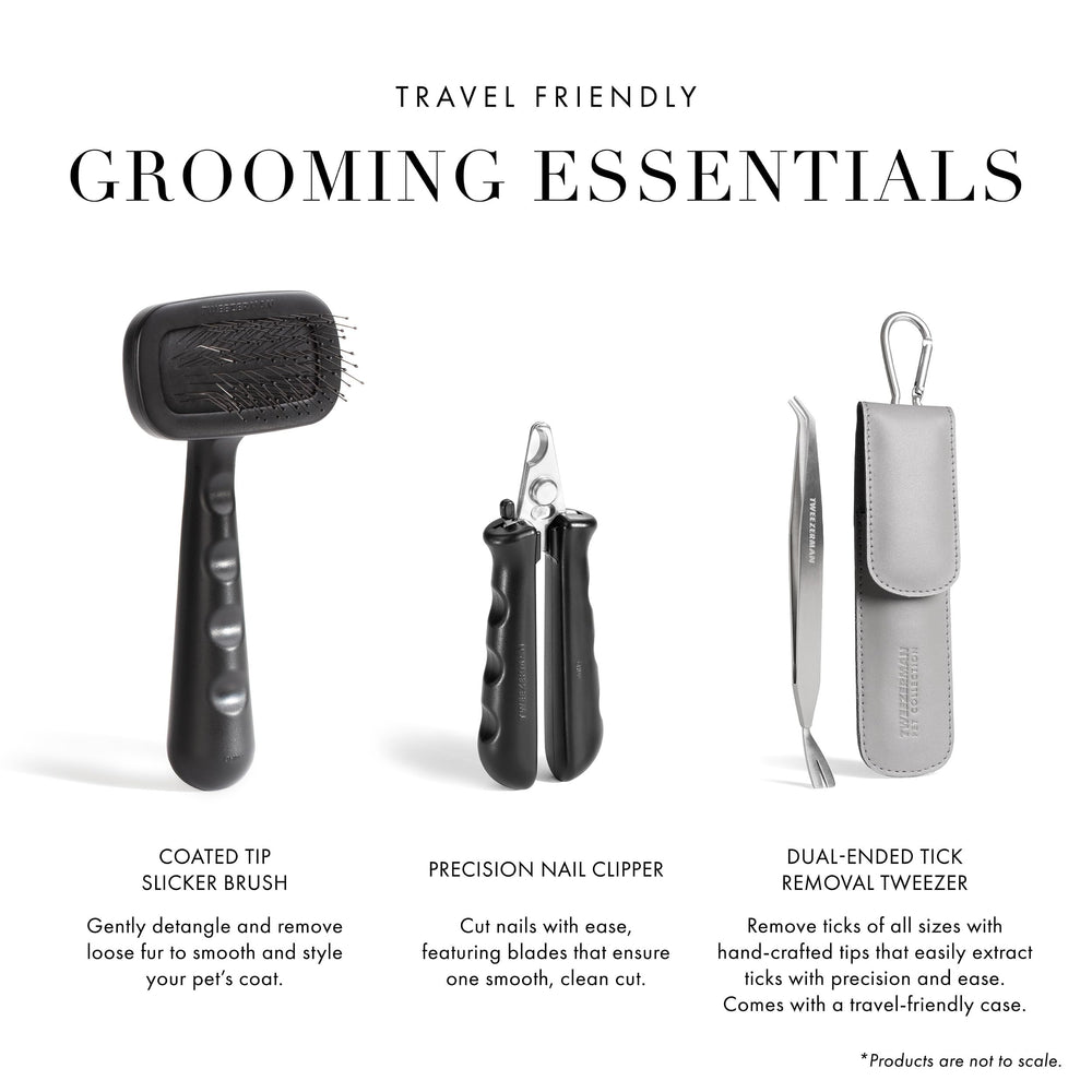 Tweezerman on-the-go tick removal tool in action