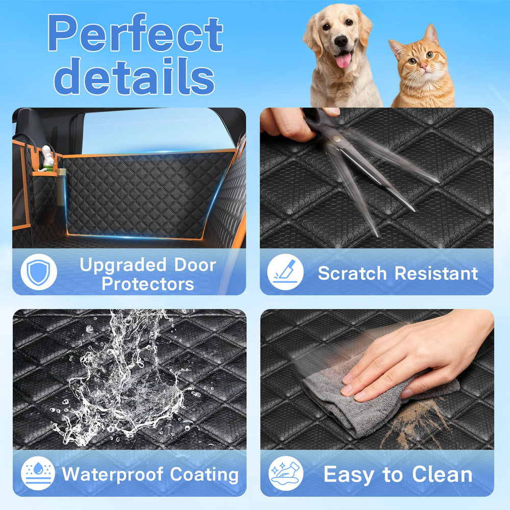 Twesync 600D oxford fabric provides durable car seat protection.
