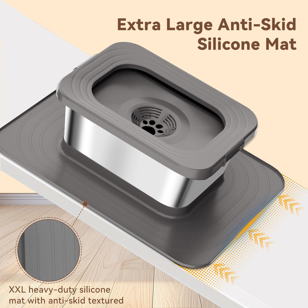 Twinsing stainless steel dog bowl is durable and easy to clean.