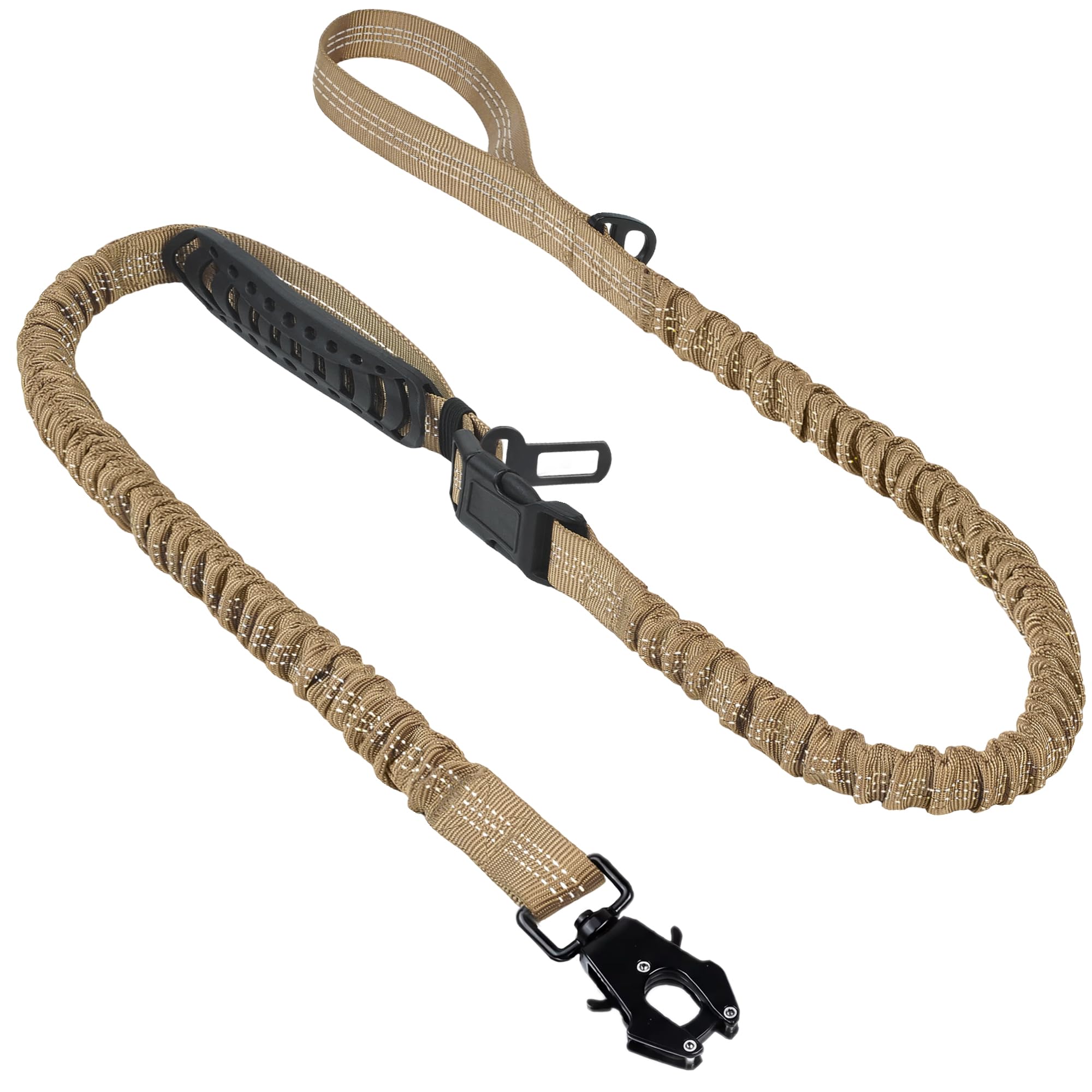 TwoEar tactical leash with reinforced stitching for strong dogs during daily walks