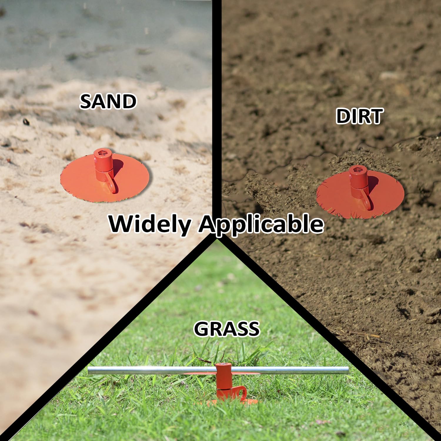 Tyalez yard and camping scene shows versatile outdoor anchoring options.