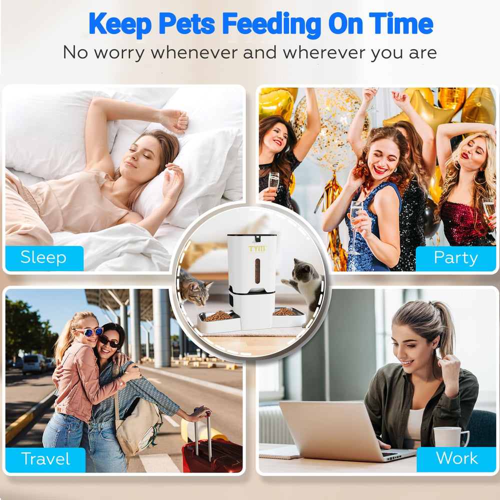 TYM stainless steel bowls for easy cleaning and hygienic feeding