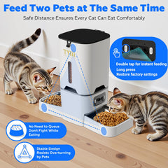 TYM feeder with dual-band WiFi lets you control feeding remotely via app