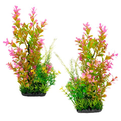 TYZEMKO aquarium plants with pink-green gradient for vivid underwater decor