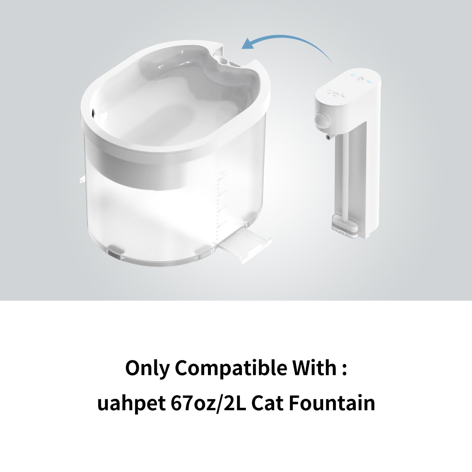 uahpet back-up pump during charging keeps pets hydrated without interruption.