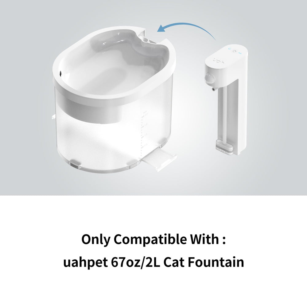 uahpet back-up pump during charging keeps pets hydrated without interruption.