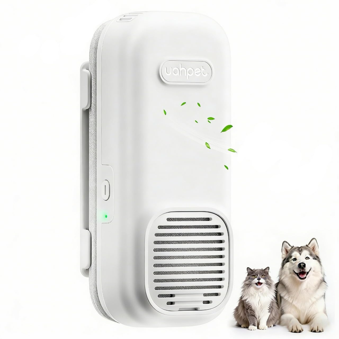 uahpet cat litter deodorizer front view showing discreet plug-in design for steady airflow