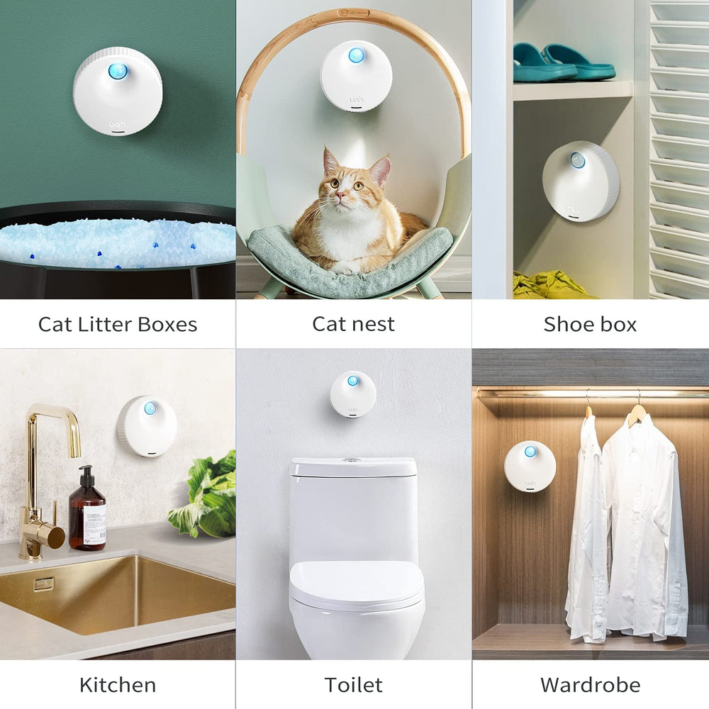 uahpet Gen 2 multipurpose deodorizer suitable for small spaces like bathrooms and wardrobes.
