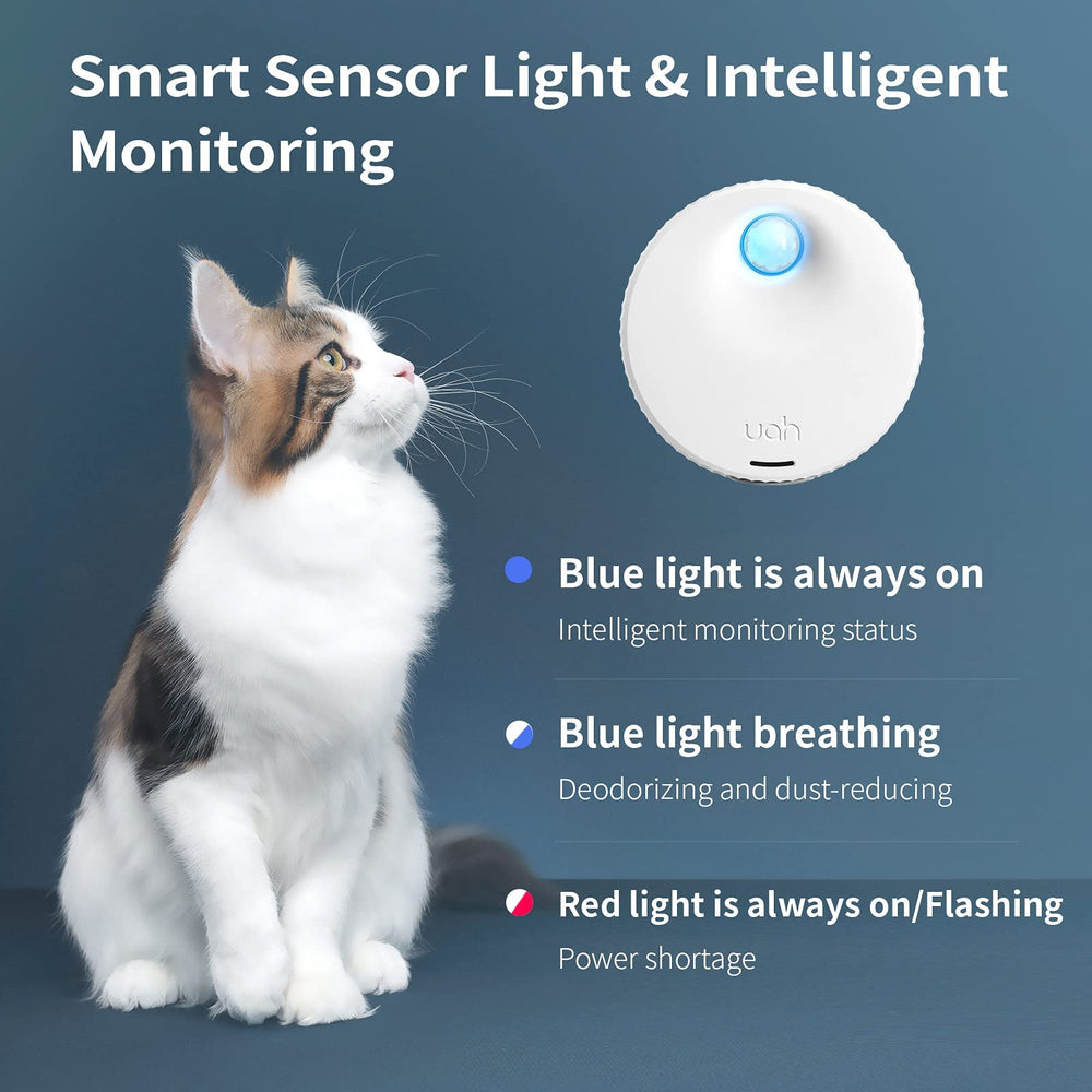 uahpet Gen 2 operates quietly under 20 dB for a peaceful home environment.