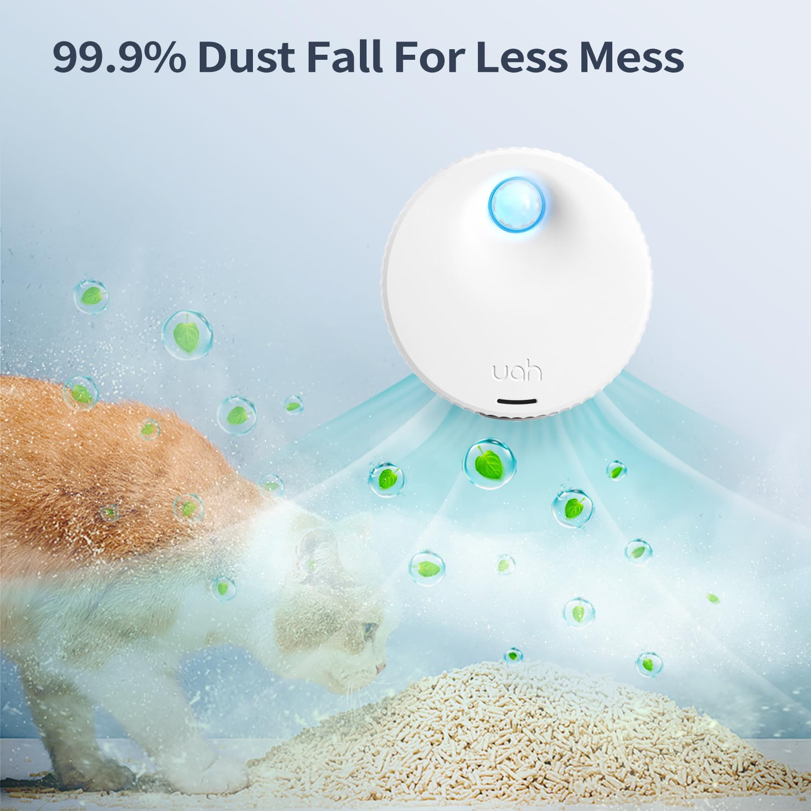 uahpet Gen 2 USB charging keeps odor control ready without filter replacements.