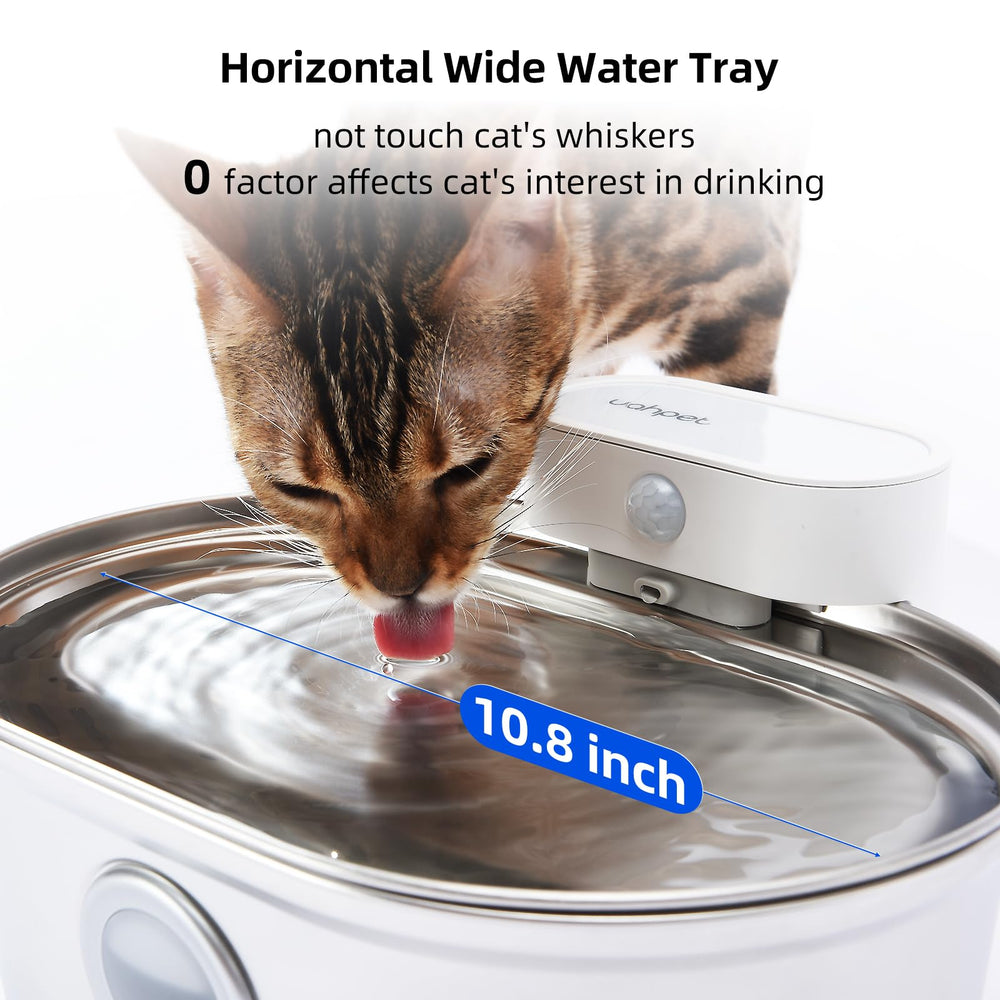 uahpet dog-cat friendly water dispenser suitable for shared hydration.