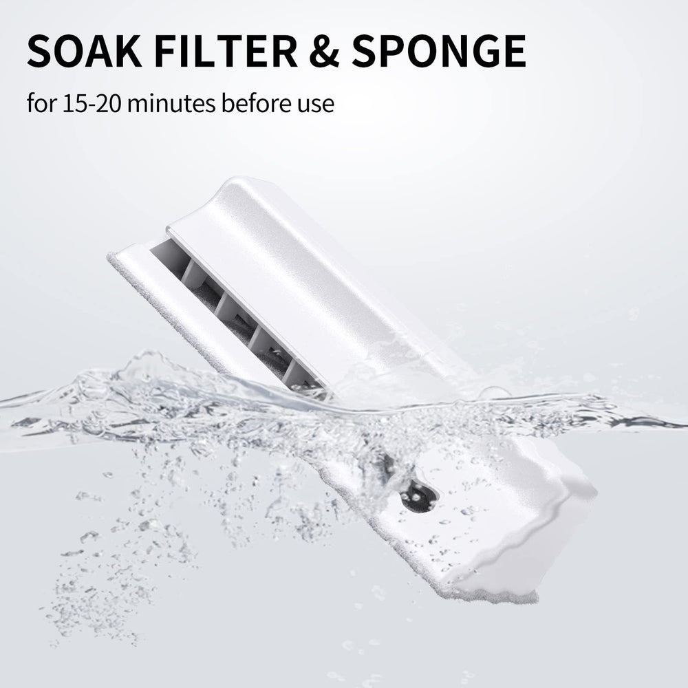 easy removal and replacement of uahpet filters for quick fountain cleaning