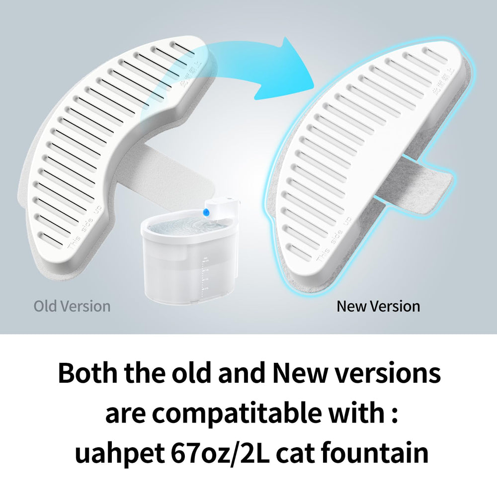 uahpet twelve-pack sponge filters provide thorough filtration and simple maintenance