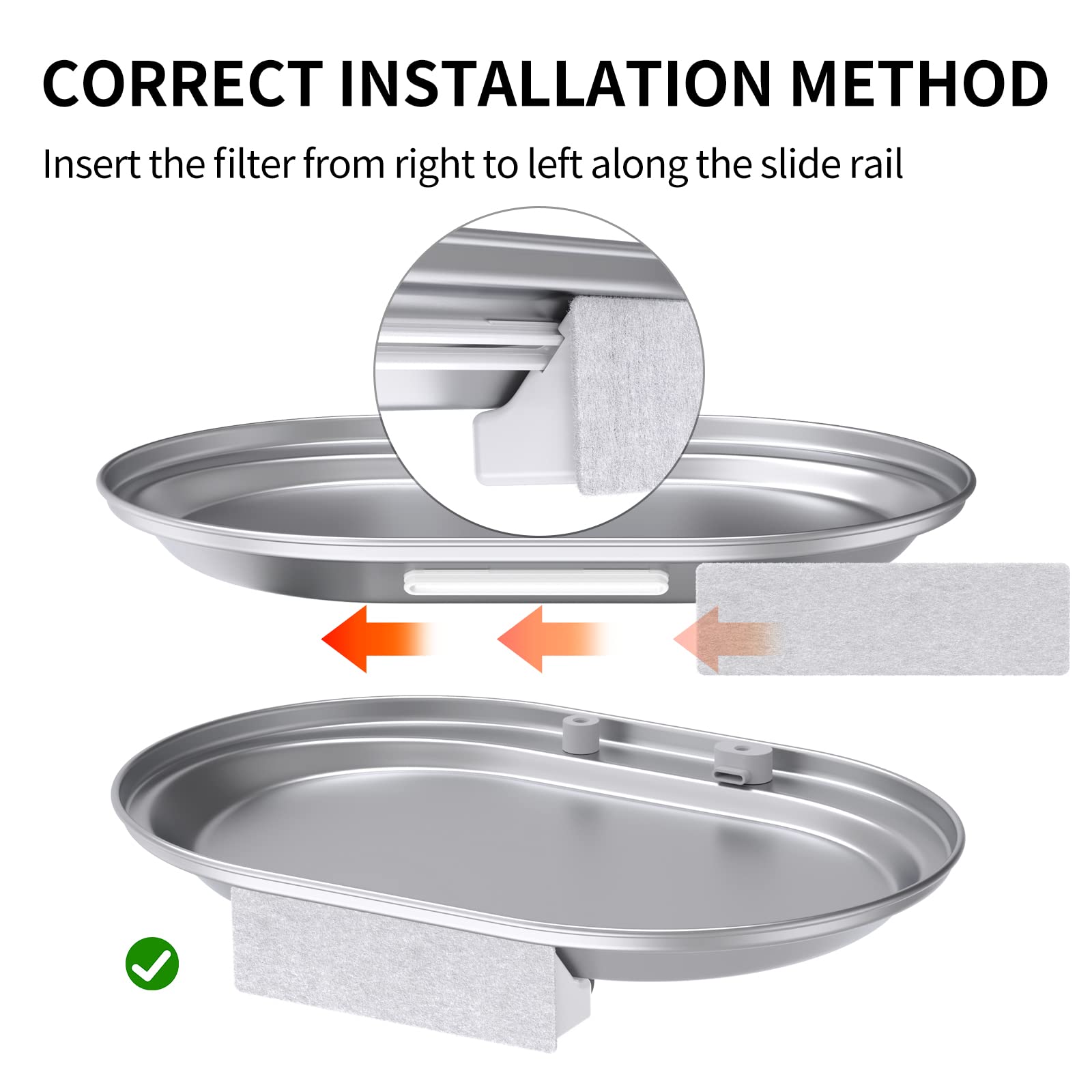 guidance for maintaining uahpet stainless steel fountain with regular filter swaps