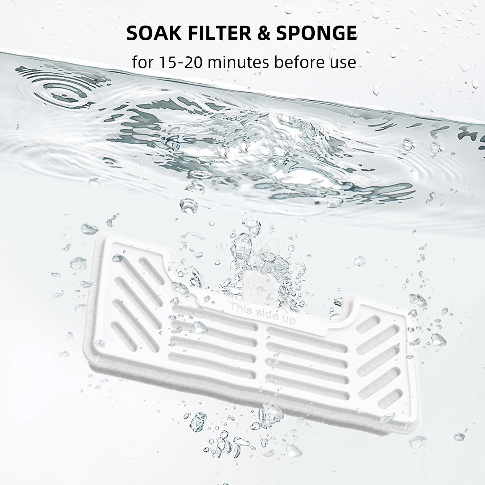 uahpet installation scene shows easy removal of a spent filter.