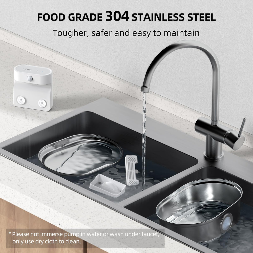 uahpet six-layer filtration system improves water quality and taste.