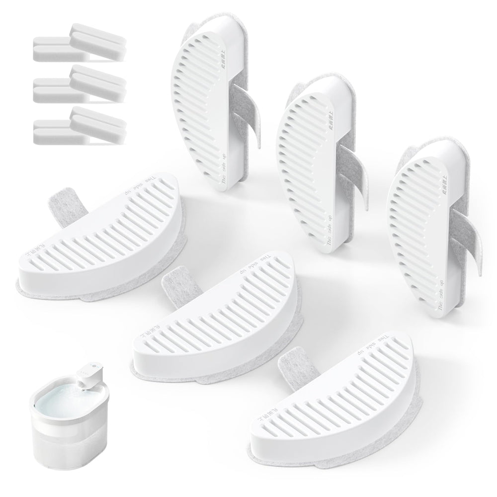 uahpet upgraded six-pack fountain filters deliver cleaner tasting water for pets