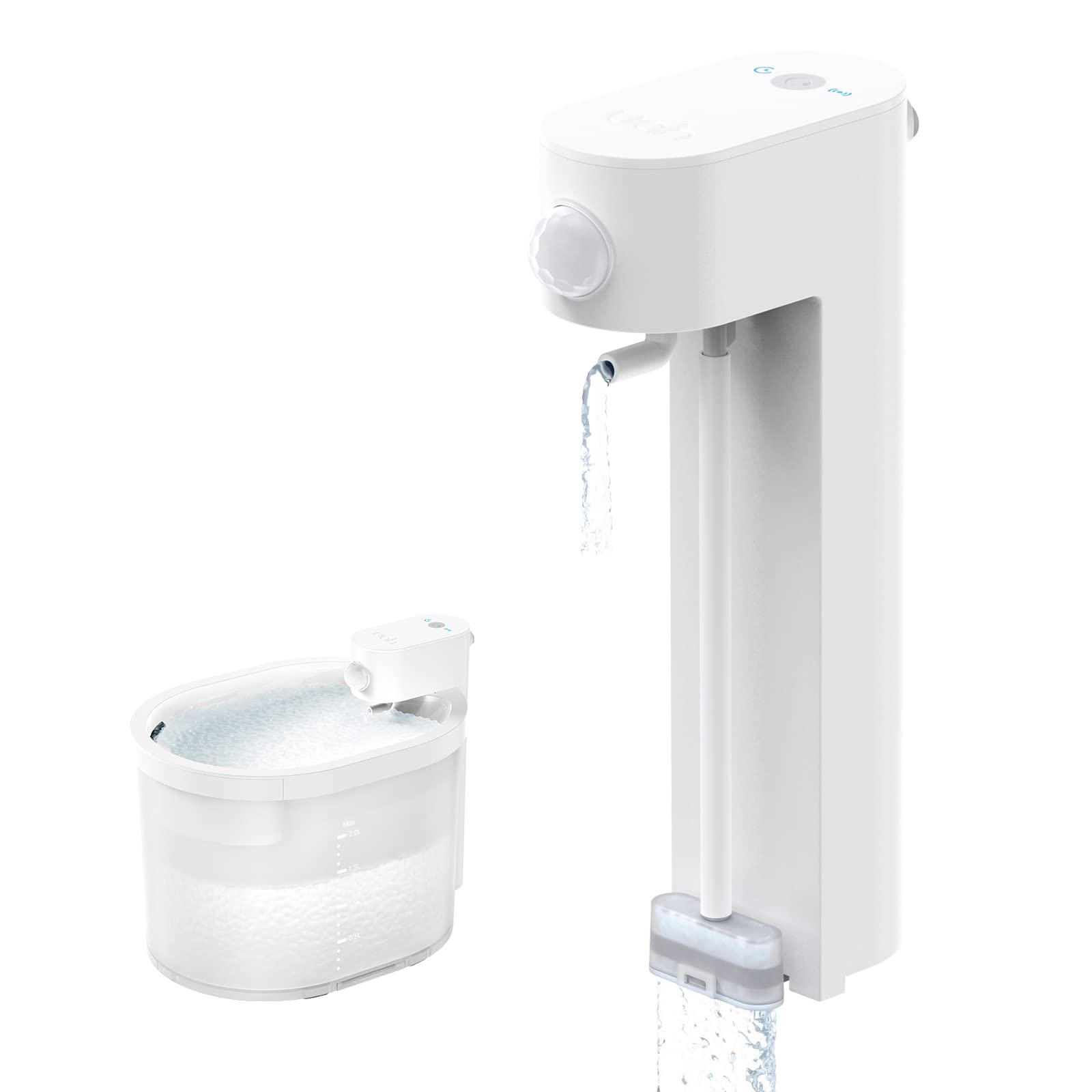uahpet wireless rechargeable battery supports portable, cordless use anywhere.