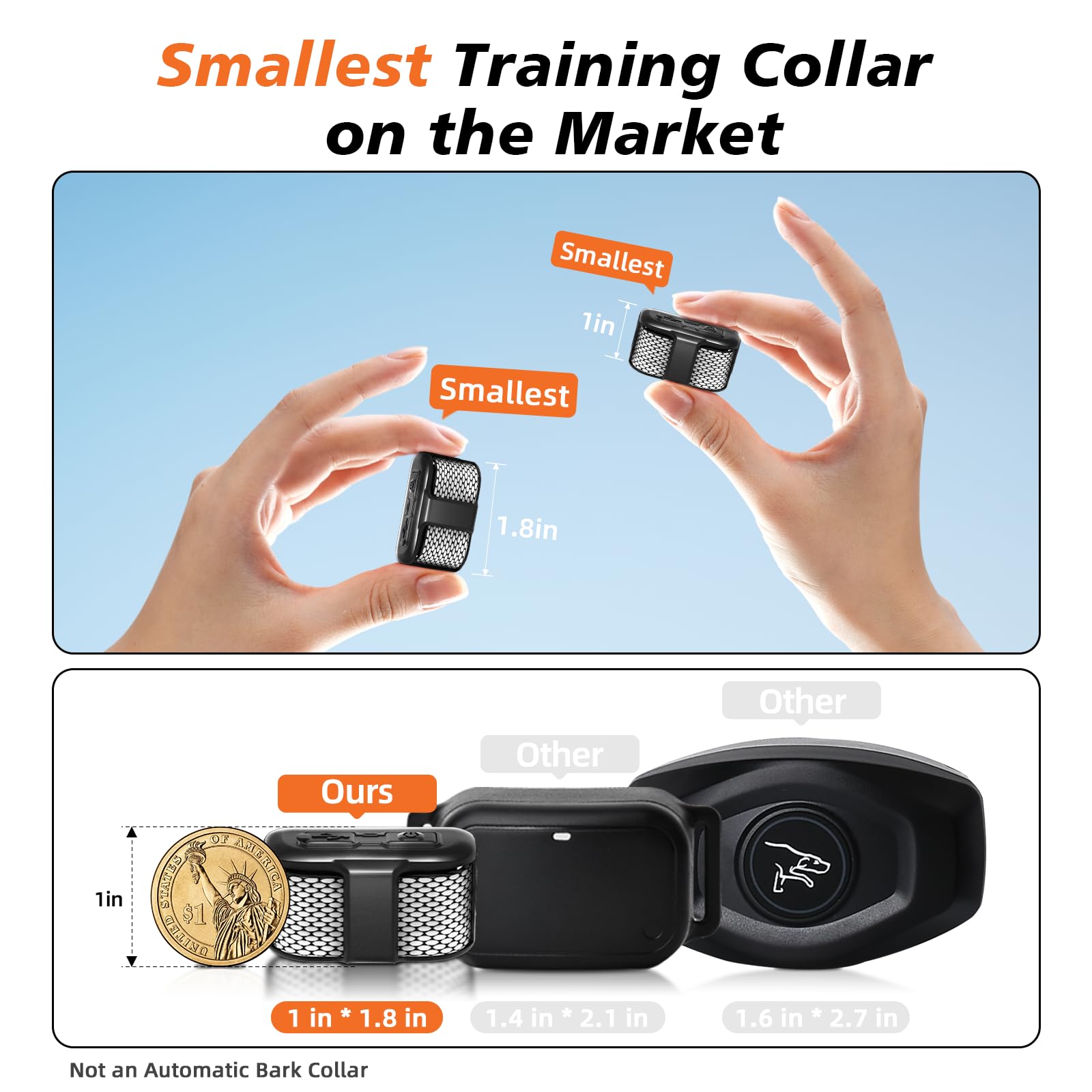 UbaNinva collar with adjustable fit for all dog sizes and comfort.