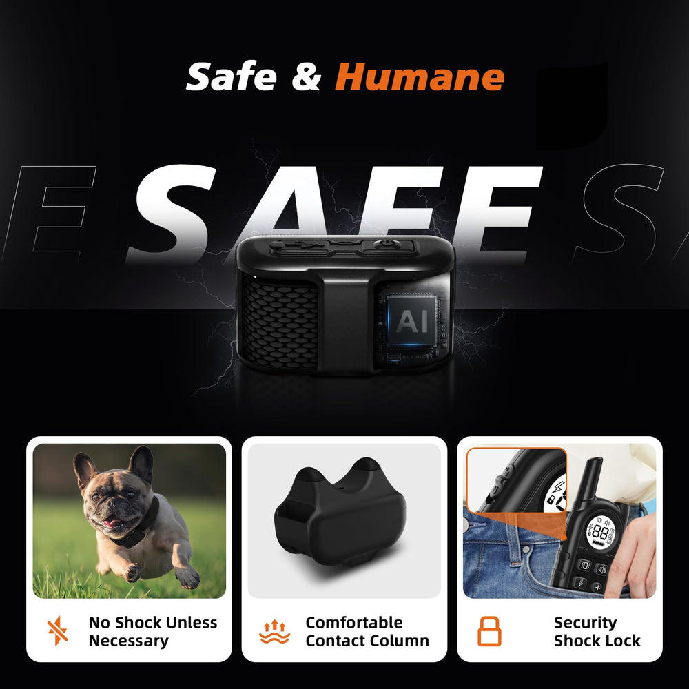 UbaNinva Tiniest Dog Collar remote control in action during training sessions
