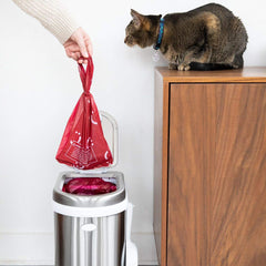 Ubbi Pet Waste Sacks made with 20% recycled materials.
