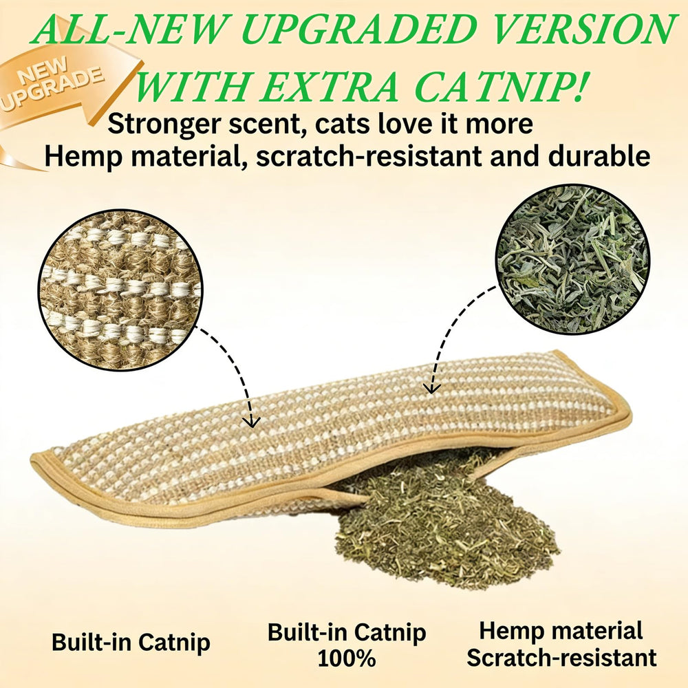 UBIETY catnip pouch closeup highlighting premium herb infusion.