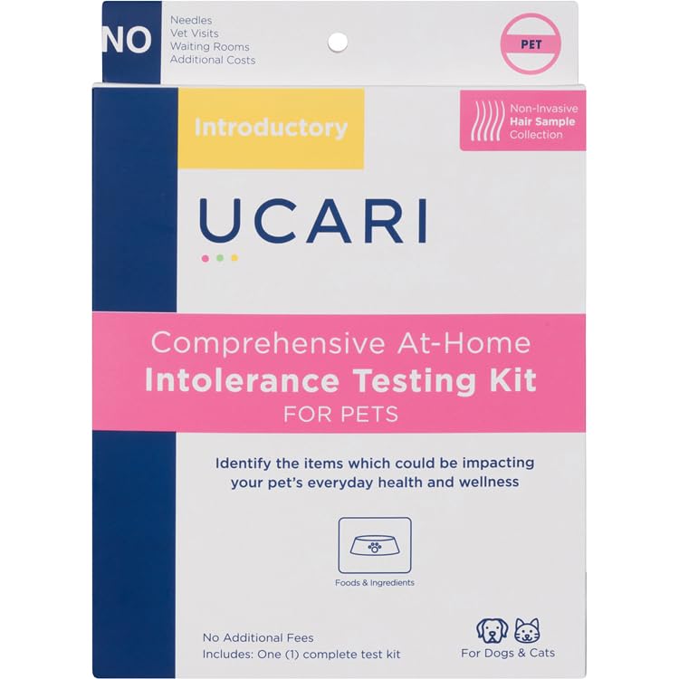 UCARI Pet Sensitivity Test kit cover for easy home use.
