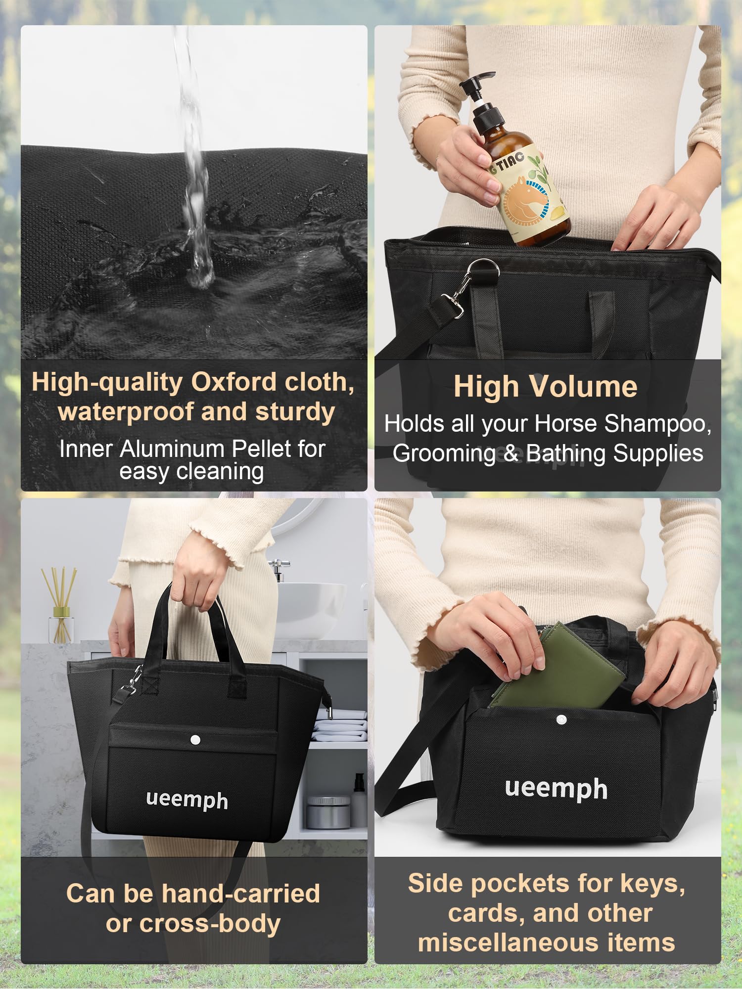 Ueemph dandy brush removes surface dust for a smooth coat