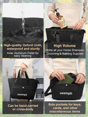 Ueemph dandy brush removes surface dust for a smooth coat