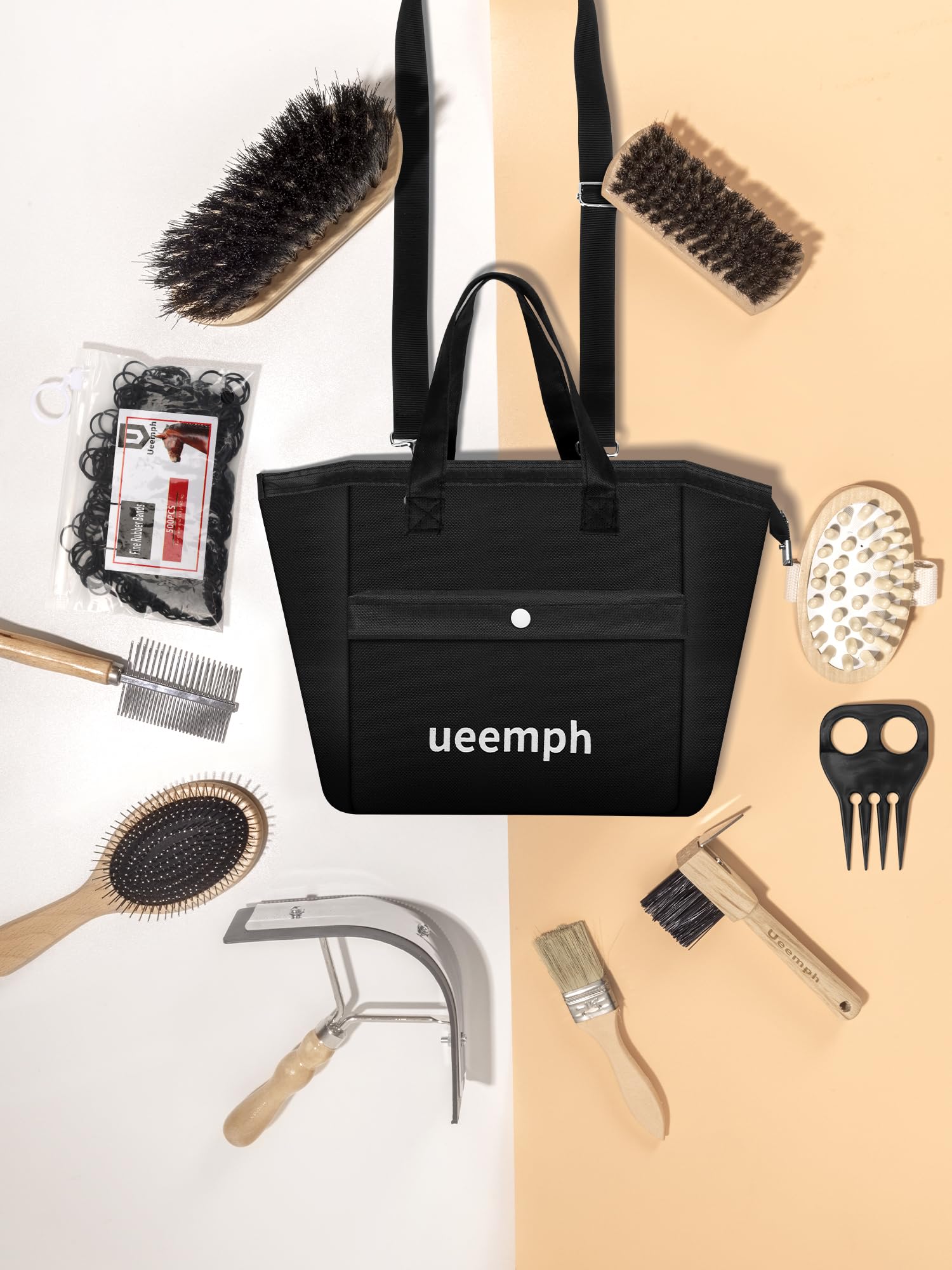 Ueemph soft finishing brush adds a polished look after brushing