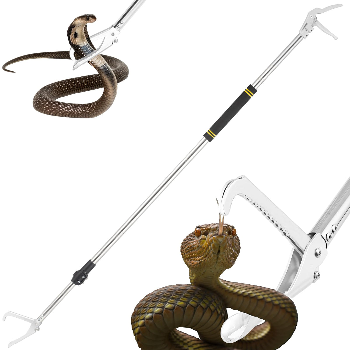 UEGHNS snake grabber tool with 69-inch reach for safe capture