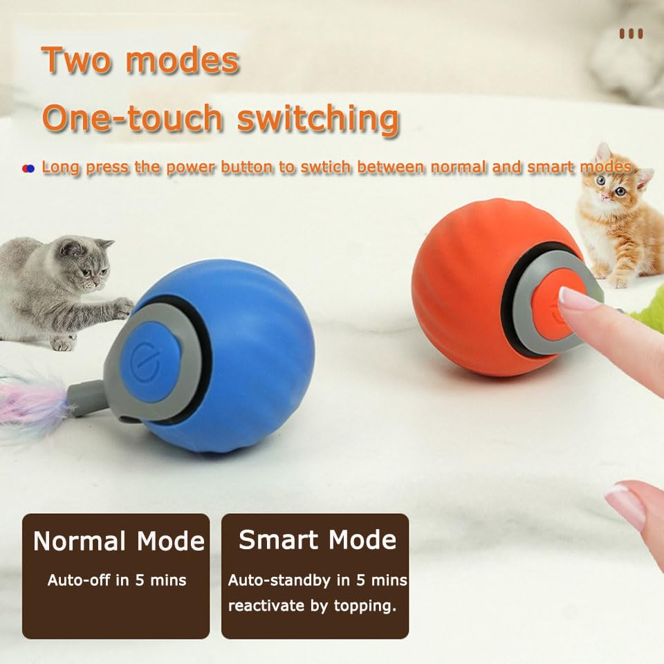 ugdurwp feather-pendant for cat play adds hunting-like interaction.