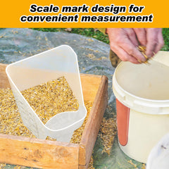 Uiifan flat-bottom design helps the scoop stand upright