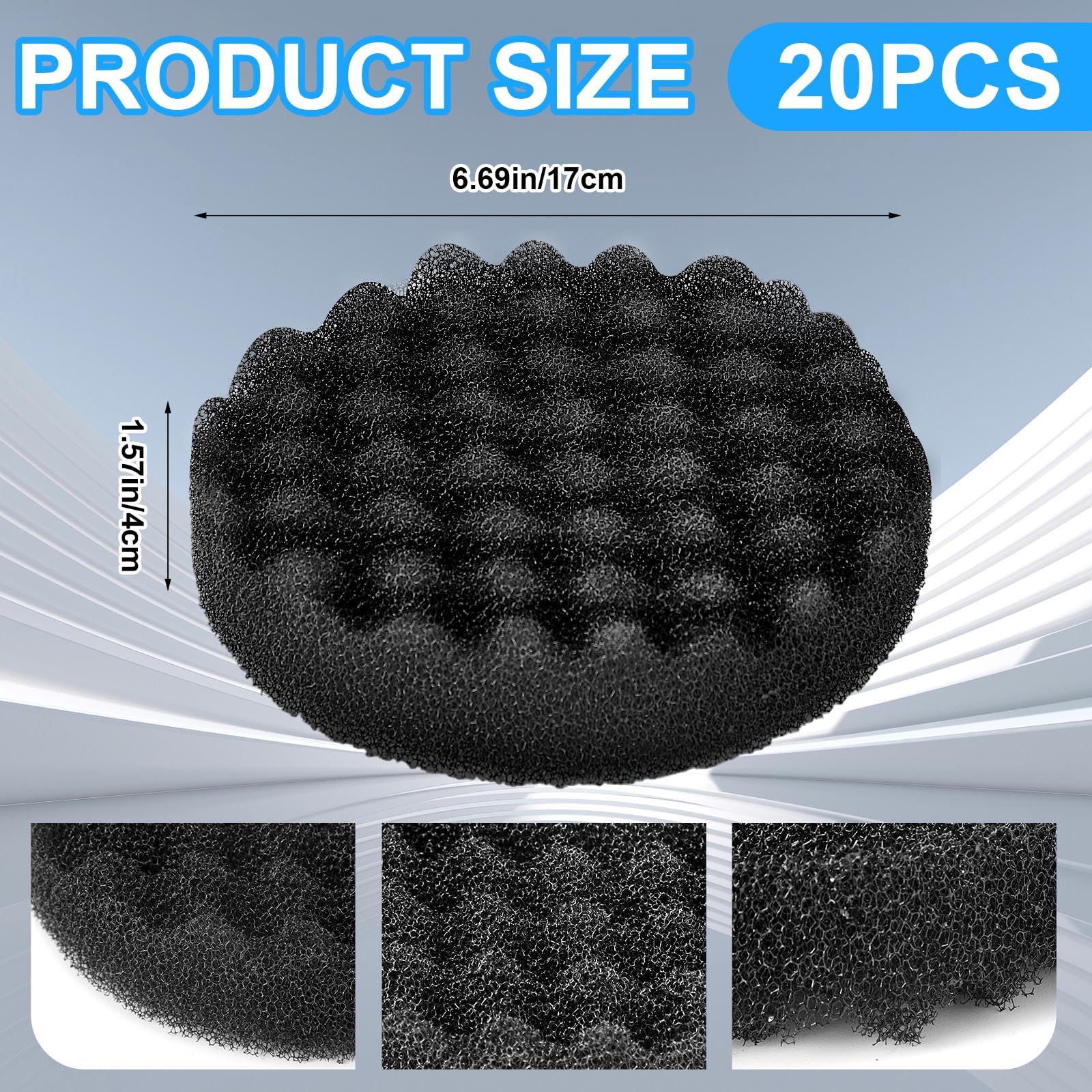 Uiifan Fluval FX4/FX5/FX6 pads ensure steady filtration in classic canister setups.