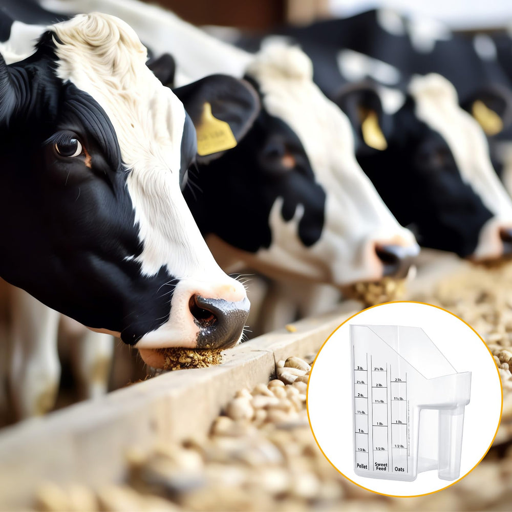 Uiifan two-piece white set shown for daily livestock feeding