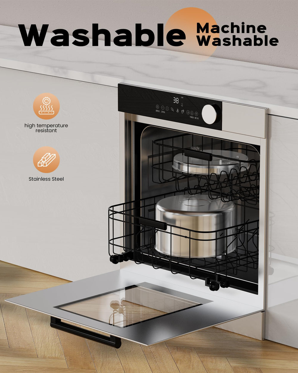 UIOOQ easy-clean design enables quick disassembly and thorough cleaning.