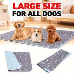 UKM Puppy Pads leak-proof backing protects couches and beds.