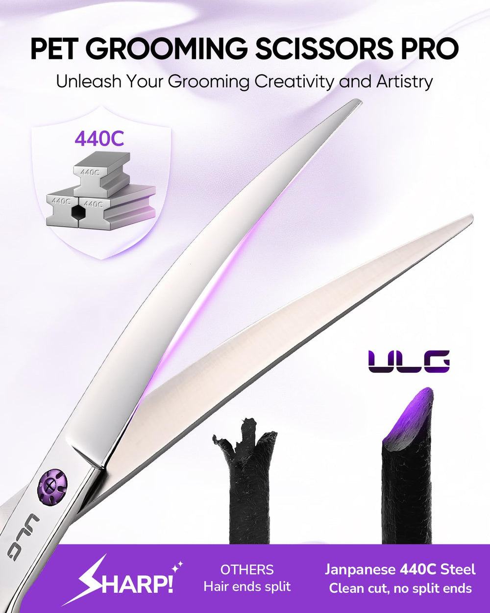 ULG reversible butterfly handles for ergonomic control during long sessions