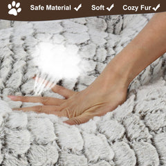 ULIGOTA 30x20 inch dog crate bed fits crates or standalone lounges.